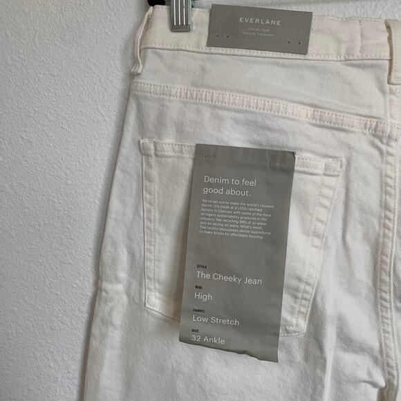 NWT Everlane The Cheeky Jean in Bone White - Picture 6 of 10